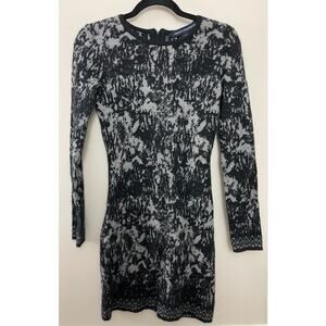 NWT French Connection Cozy Minimalist Angora Blend Sweater Dress Size 4‎